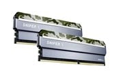 RAM - G.Skill Sniper X DDR4-3000 - 16GB - CL16 - Dual Channel (2 pcs) - Intel XMP - Sølv - F4-3000C16D-16GSXFB