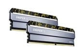RAM - G.Skill Sniper X DDR4-2400 - 16GB - CL17 - Dual Channel (2 pcs) - Intel XMP - Sølv - F4-2400C17D-16GSXK