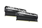 RAM - G.Skill Sniper X DDR4-2400 - 16GB - CL17 - Dual Channel (2 pcs) - Intel XMP - Sort - F4-2400C17D-16GSXW