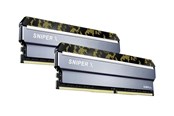 RAM - G.Skill Sniper X DDR4-3200 - 16GB - CL16 - Dual Channel (2 pcs) - Intel XMP - Sølv - F4-3200C16D-16GSXKB