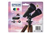 Blæk, Toner & Forbrugsstoffer - Epson 502XL Multipack - 4 pakker - XL - sort gul cyan magenta - original - blækpatron - C13T02W64010