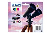 Blæk, Toner & Forbrugsstoffer - Epson 502XL Multipack - 4 pakker - høj kapacitet - sort gul cyan magenta - original - blækpatron - C13T02W64020