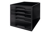 Skrivebordstilbehør - Leitz Skuffekabinet Desk Cube  5-skuffer Sort - 52531095