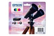 Blæk, Toner & Forbrugsstoffer - Epson 502 Multipack - 4 pakker - sort gul cyan magenta - original - blækpatron - C13T02V64020