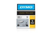 Papir, Fotopapir og Etiketter - DYMO Rhino krympeflex | 19mm x 1.5m | sort på hvid - 18057