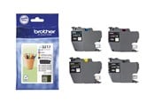 Blæk, Toner & Forbrugsstoffer - Brother LC 3217 Value 4-Pack Ink Black/Yellow/Cyan/Magenta - LC3217VAL