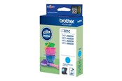 Blæk, Toner & Forbrugsstoffer - Brother LC 221C - Cyan ink - LC221CBP