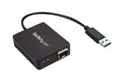 Netværksadapter (netkort, printserver mv.) - StarTech.com USB 3.0 to Fiber Optic Converter - Open SFP - netværksadapter - US1GA30SFP