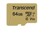 Hukommelseskort - Transcend 500S microSDXC UHS-3 - 64GB - TS64GUSD500S