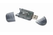 Hukommelseskort - adapter og kortlæser - Gembird Card reader USB mini card - FD2-SD-1
