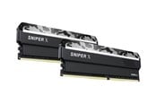 RAM - G.Skill Sniper X DDR4-2666 - 16GB - CL19 - Dual Channel (2 pcs) - Intel XMP - Sort - F4-2666C19D-16GSXW