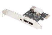 Netværksadapter (netkort, printserver mv.) - DIGITUS PCIExpress Firewire Interface Card - DS-30201-5