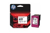 Blæk, Toner & Forbrugsstoffer - HP 651 / C2P11AE (Cyan Magenta Yellow) Ink - C2P11AE