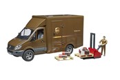 Legetøjsbil - Bruder MB Sprinter UPS with driver and accessories - BR2538