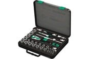 Værktøj - Wera 8100 SC 2 Zyklop Speed-skraldesæt, 1/2"-tilslutning, metrisk, 37 dele - 5003645001