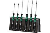 Håndværktøj - Wera 2050/6 elektronik-skruetrækkersæt + rack, 6 dele - 5030181001