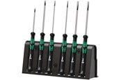 Værktøj - Wera 2035/6 B elektronik-skruetrækkersæt + rack, 6 dele - 05118152001