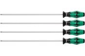 Værktøj - Wera 367/4 TORX® HF Kraftform Plus skruetrækkersæt med holdefunktion med 300 mm lange klinger, 4 dele - 5028074001
