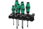 Håndværktøj - Wera 367/6 TORX® BO Kraftform Plus TORX® BO-skruetrækkersæt + rack, 6 dele - 5138250001