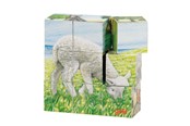 Puslespil - Goki Wooden Block Puzzle Farm Wood - 57607