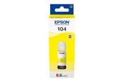 Blæk, Toner & Forbrugsstoffer - Epson EcoTank 104 - Yellow Ink - C13T00P440