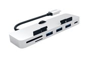 USB hub - Satechi Aluminum Type-C Clamp Hub Pro - USB-C - 4-Port - microSD reader USB hub - 4 ports - Sølv - ST-TCIMHS