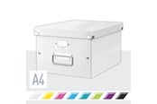 Arkivering & Opbevaring - Leitz Opbevaringsboks Click & Store WOW Medium Hvid - 60440001
