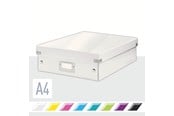 Arkivering & Opbevaring - Leitz Organiseringsboks Click & Store WOW Medium Hvid - 60580001