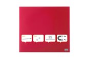 Konference & Præsentation - Nobo Whiteboard glastavle 450x450 mm, rød - 1903955