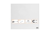 Konference & Præsentation - Nobo Whiteboard glastavle 450x450 mm, hvid - 1903957
