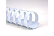 Blæk, Toner & Forbrugsstoffer - GBC CombBind indbindingsryg Combs  10mm A4 21R Hvid - 4028195