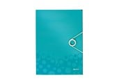 Mapper og Clipboards - Leitz 3-klap mappe  WOW PP A4 Isblå - 45990051