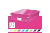 Arkivering & Opbevaring - Leitz Organiseringsboks  Click & Store WOW Medium Pink - 60580023