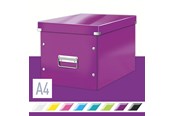 Arkivering & Opbevaring - Leitz Opbevaringsboks  Click & Store WOW Cube Large Lilla - 61080062