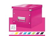 Arkivering & Opbevaring - Leitz Opbevaringsboks  Click & Store WOW Cube Medium Pink - 61090023