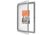 Konference & Præsentation - Nobo Premium Plus magnetisk låsbart opslagsskab med hængslet låge 4xA4 - 1902557