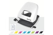 Hulapparater & Hæftemaskiner - Leitz Hulapparat  5008 NeXXt WOW, 2-huls 30 ark Hvid - 50081001