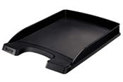 Skrivebordstilbehør - Leitz Brevbakke Plus Slim Sort - 52370095