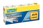 Hulapparater & Hæftemaskiner - Rapid Hæfteklamme Strong 24/6 galv 1000 - 24855800