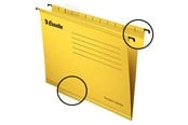 Arkivering & Opbevaring - Esselte Hængemappe Classic forstærket Folio /25 Gul - 90335