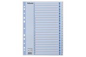 Lommer, Omslag & Registre - Esselte Register PP A4 1-31 hvid - 100139