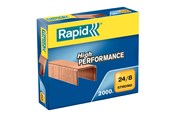 Hulapparater & Hæftemaskiner - Rapid Hæfteklamme Strong 24/8 kobb 2000 - 24859200