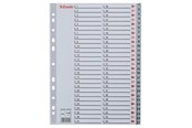 Lommer, Omslag & Registre - Esselte Register PP A4 1-54 grå - 100109