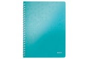 Blokke, Formularer & Notesbøger - Leitz Notesblok  WOW PP A4 linjeret 80 gram 80 ark Isblå - 46370051