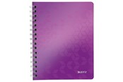 Blokke, Formularer & Notesbøger - Leitz Notesblok  WOW PP A5 linjeret 80 gram 80 ark Lilla - 46390062