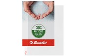 Lommer, Omslag & Registre - Esselte lomme A4 85my åbning i toppen og venstre side, 30 % recirkuleret præ-consumer plast - 55213