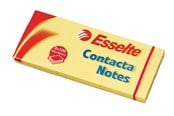 Blokke, Formularer & Notesbøger - Esselte Contacta Notes 50x40mm gul 3pak - 83012