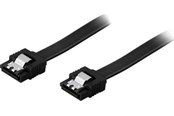 SATA & ATA kabel - Pro SATA Cable - Black - 0.3m - SATA6SSB-0.3