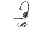 Hovedtelefoner/headset - Poly Blackwire C3210 USB-A - 209744-22