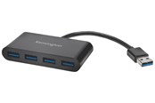 USB hub - Kensington USB 3.0 4-Port Hub USB hub - 4 ports - Sort - K39121EU